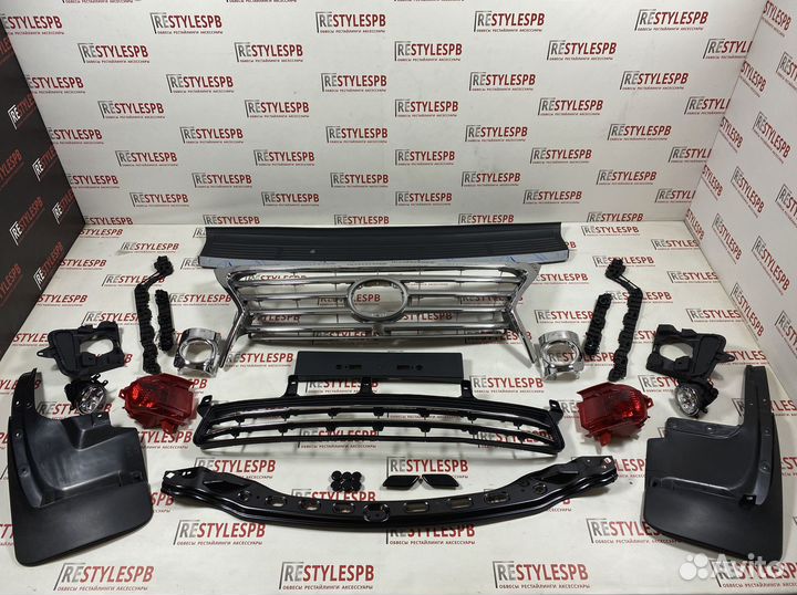 Рестайлинг Lexus LX570 c 07-12г в 12-15г PGSz2X