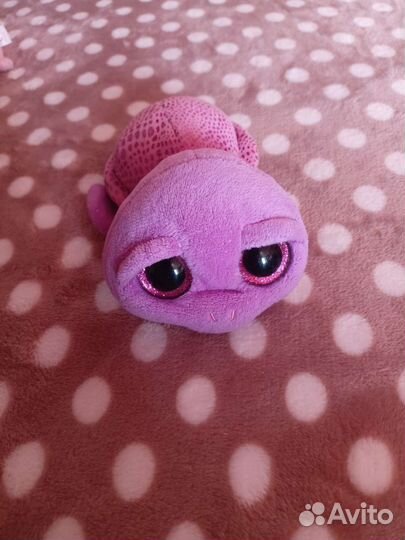 Плюшевая игрушка черепаха с большими глазами