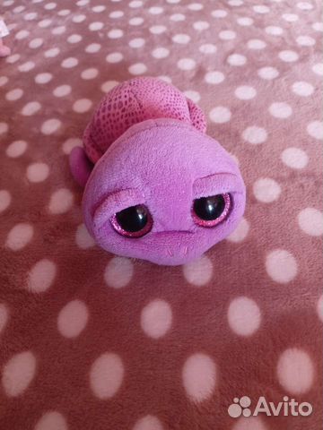 Плюшевая игрушка черепаха с большими глазами