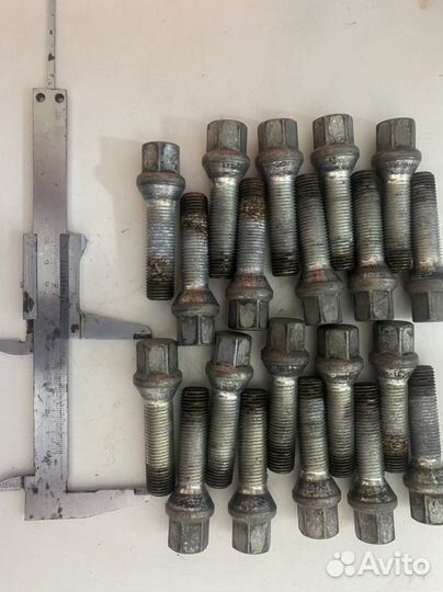 М14 1,5 70мм конус Удлиненные ступичные болты VAG