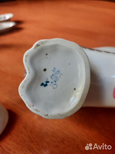Соусник фарфор солонка перечница СССР