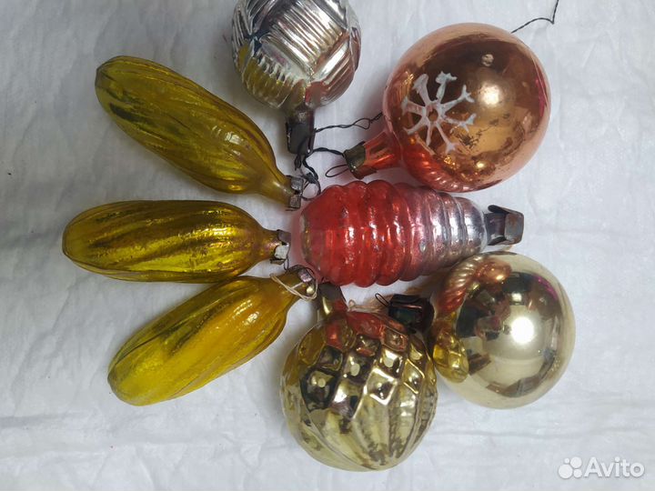 Елочные игрушки СССР