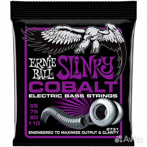 Струны для бас-гитары Ernie Ball 2731 Slinky Cobal
