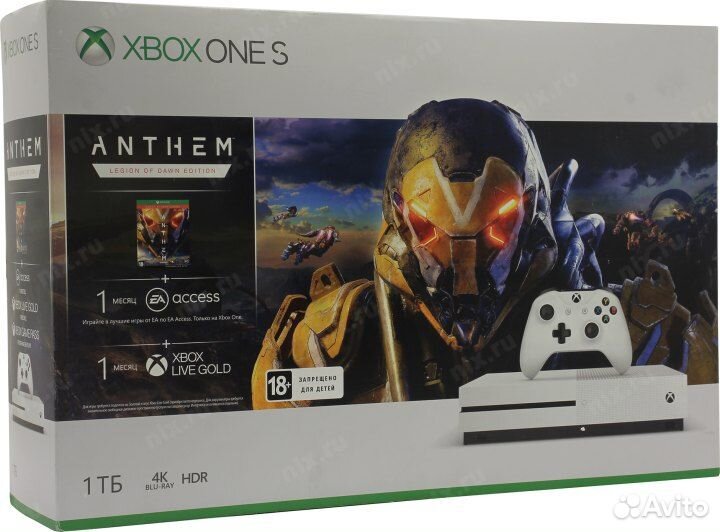 Xbox one s 1tb с 48 играми