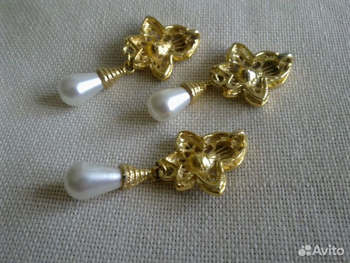 Брошь, подвеска, заколка, винтаж, Чехия, СССР