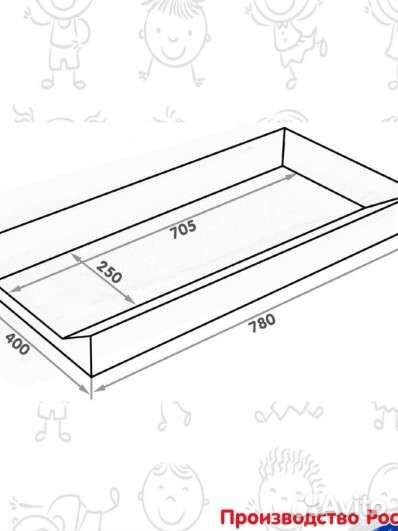 Пеленальная доска на кроватку