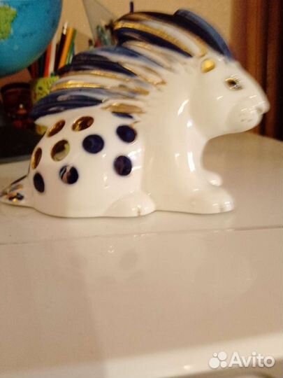 Фарфоровая статуэтка, дикообраз, СССР, 1970год