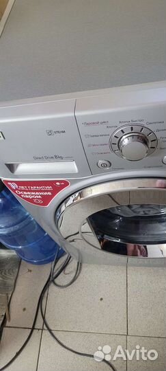 Стиральная машина полноразмерная lg f1409tds5 8кг