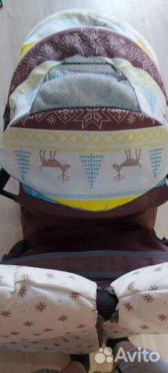 Санки-Коляска Ника 7-3 Скандинавский Бирюзовый