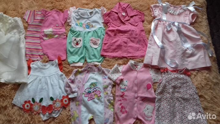 Детские вещи на девочку от 6 месяцев