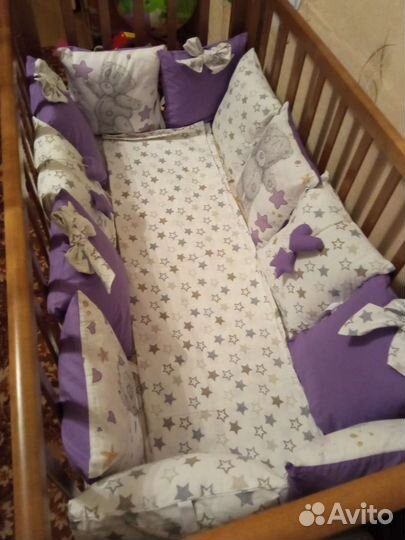 Бортики в детскую кроватку