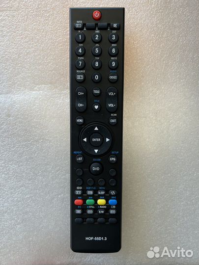 Пульт для телевизора Supra/Changhong HOF-55D1.3