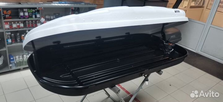 Бокс на крышу Nobu белый