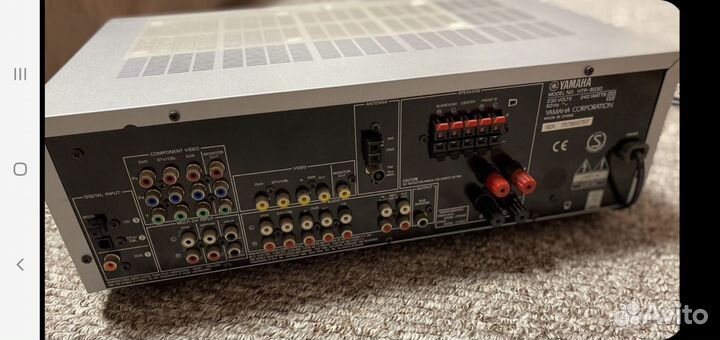 Усилитель Yamaha HTR-6030,приставка, колонки