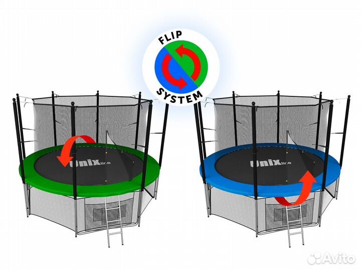 Батут unix line Classic 8 ft (inside)