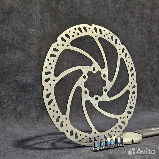 Тормозной диск (ротор) Tektro TR-24, 180 мм, 6 бол