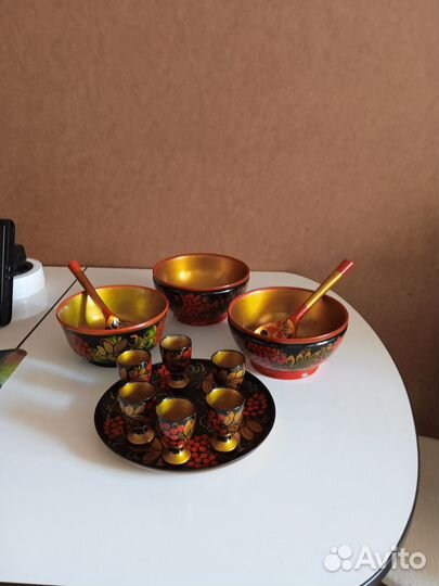 Посуда хохлома