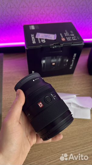 Sony fe 35mm f 1.4 gm