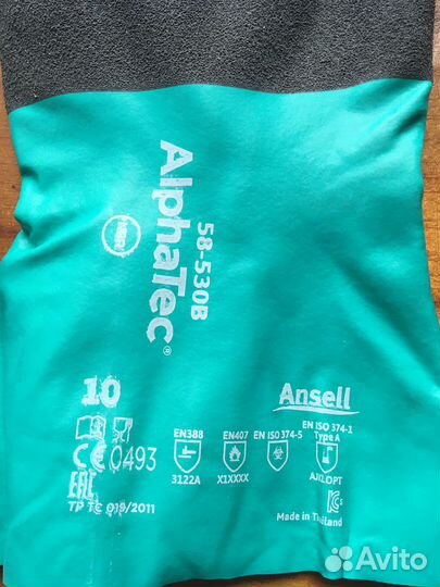 Перчатки ansell alphatec 58-530B