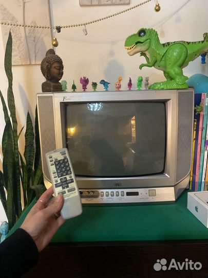 Телевизор JVC с пультом рабочий