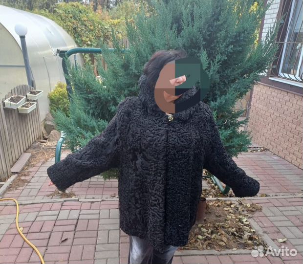 Полушубок из каракульчи