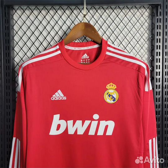 Ретро футболка Реал Мадрид 11-12 с длинным рукавом