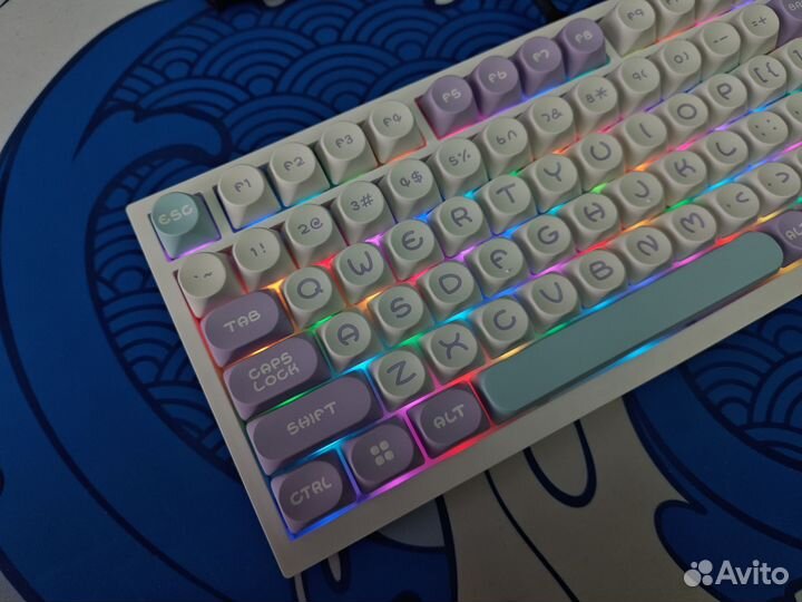 Механическая клавиатура ajazz ak820 purple sea