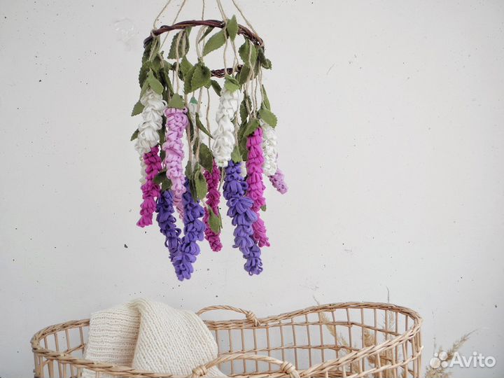 Мобиль цветочный