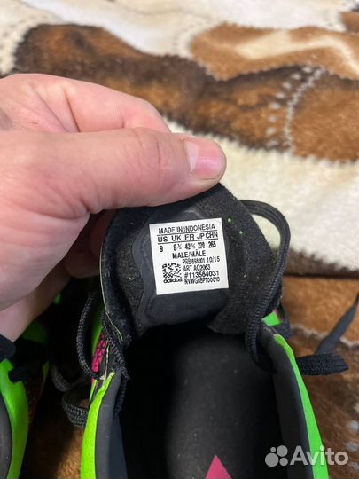 Зелёные Бутсы adidas оригинал