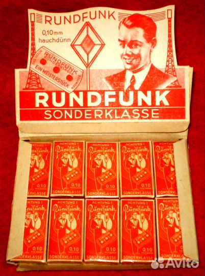 Лезвия Solingen 1930-1960 гг блоками Германия