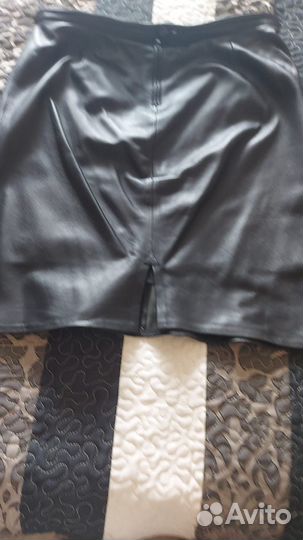 Кожаная юбка