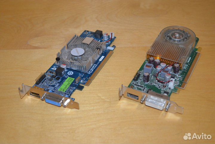 PCI-E низкопрофильные, 1Гб, 512Мб, 256Мб