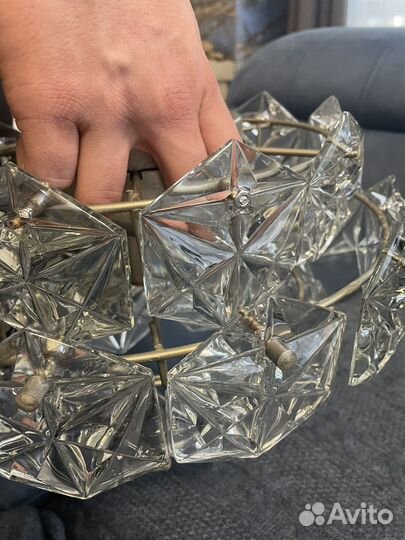 Люстра хрусталь СССР Искра