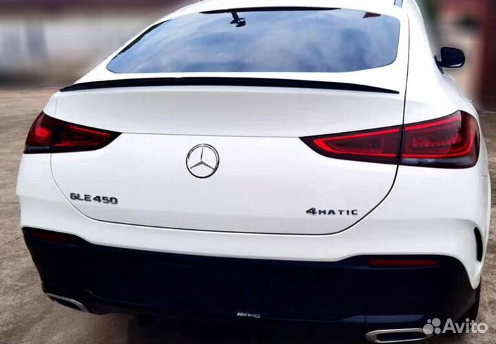 Спойлер Mercedes-Benz GLE Coupe 2019-нв (черный)