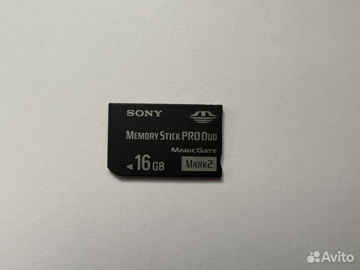 Карта памяти Sony ms PRO Duo оригинал 16гб