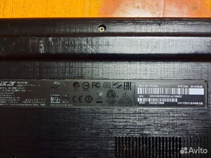 Ноутбук Acer Aspire E5-772G-32DL