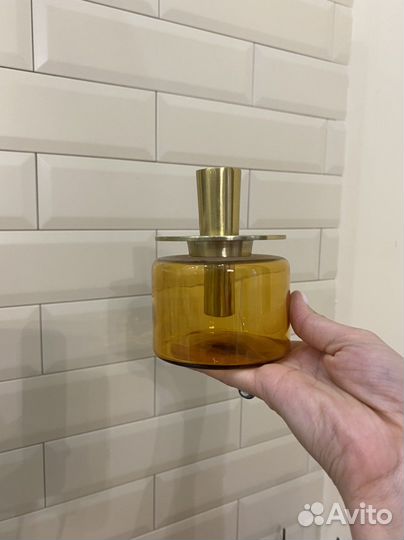 Подсвечники из цветного стекла