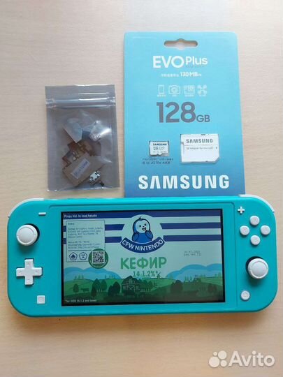 Новая прошитая Nintendo Switch Lite EmuNand