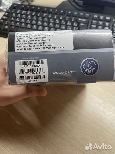 Akg c417p петличный микрофон