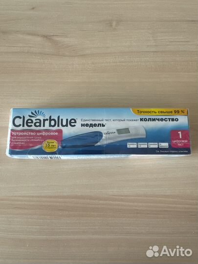 Clearblue тест на беременость цифровой новый