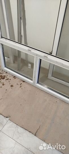 Балконная дверь с окном бу