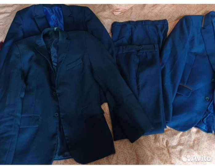 Школьный костюм, пиджак рубашка peplos