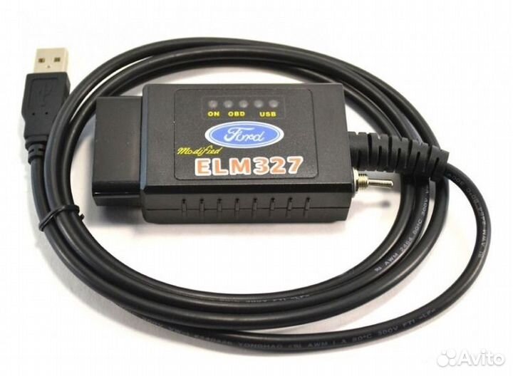 Elm327 Ford с переключателем HS + MS CAN OBD