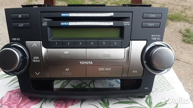 Штатная аудио система тойота хайлендер