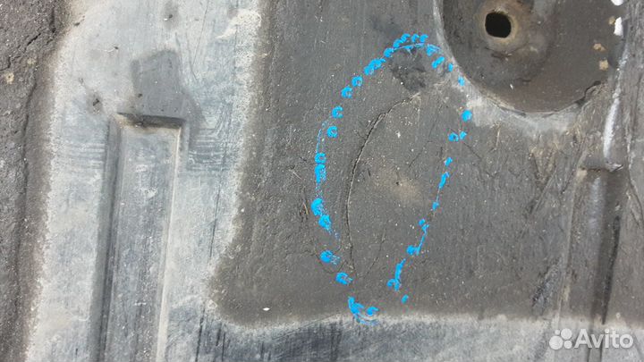 Защита двигателя нижняя (поддона) peugeot 307 2001