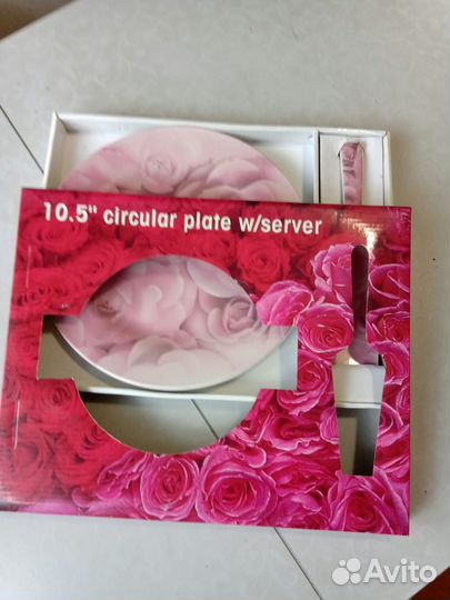 Блюдо для торта с лопаточкой