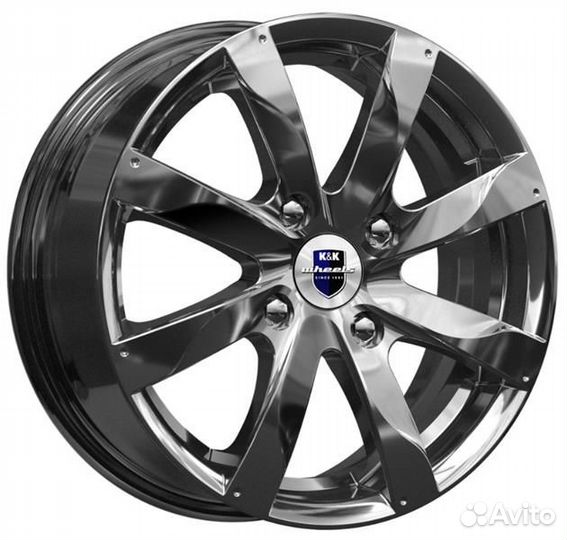 K&K Джемини : 6x15 4*100 Et:48 Dia:54,1 кварц