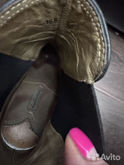 Ботильоны ballerina 38 кожа