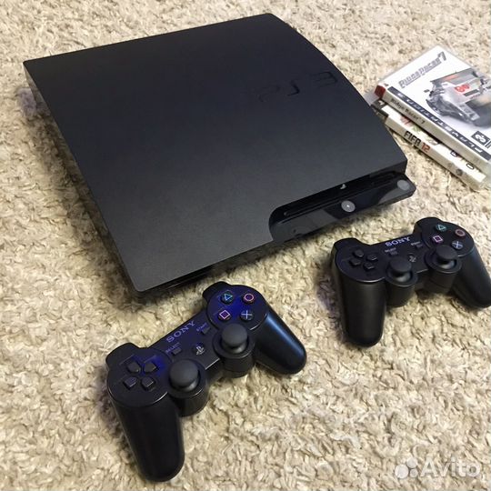Sony PS3 Slim Прошитая Много игр