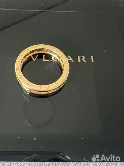 Новое золотое кольцо Bvlgari оригинал